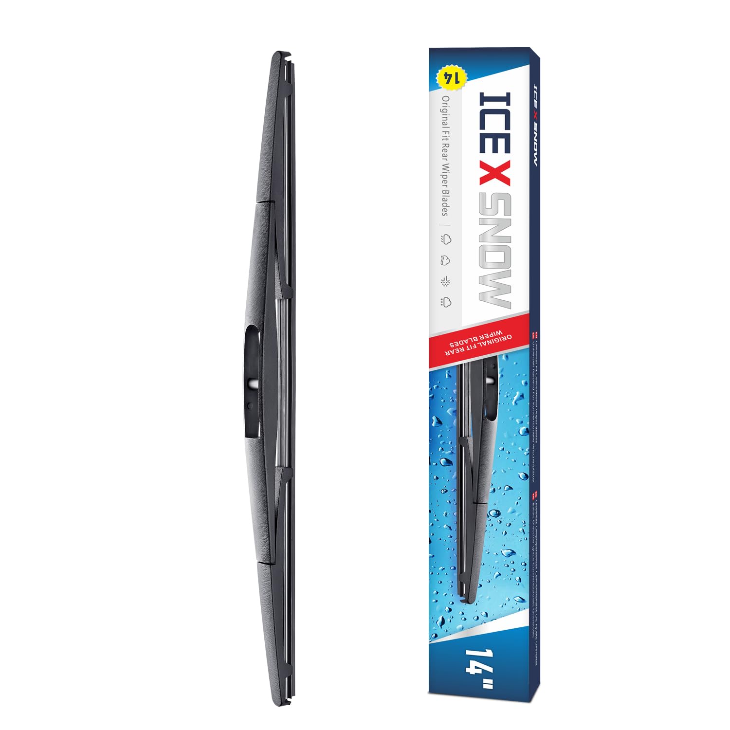 14'' Rear Wiper Blade Replacement for Honda CR-V 2011-2007 Subaru Forester 2022-2006/Outback 2019-2005 Honda Pilot 2020-2016 200